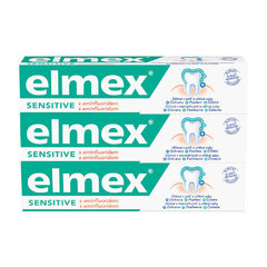 Dantų pasta Elmex Sensitive Professional Toothpaste, 75 ml, 3 vnt. цена и информация | Зубные щетки, пасты | pigu.lt