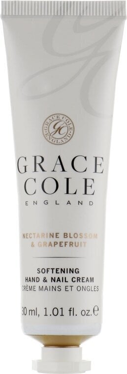 Rankų kremas Grace Cole Nectarine Blossom & Grapefruit, 30ml kaina ir informacija | Kūno kremai, losjonai | pigu.lt