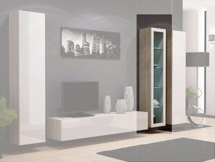 Витрина Cama Meble Vigo 180, белая/цвет дуба цена и информация | Cama Meble Мебель и домашний интерьер | pigu.lt