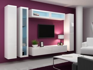 Витрина Cama Meble Vigo 90, белый цена и информация | Cama Meble Мебель и домашний интерьер | pigu.lt