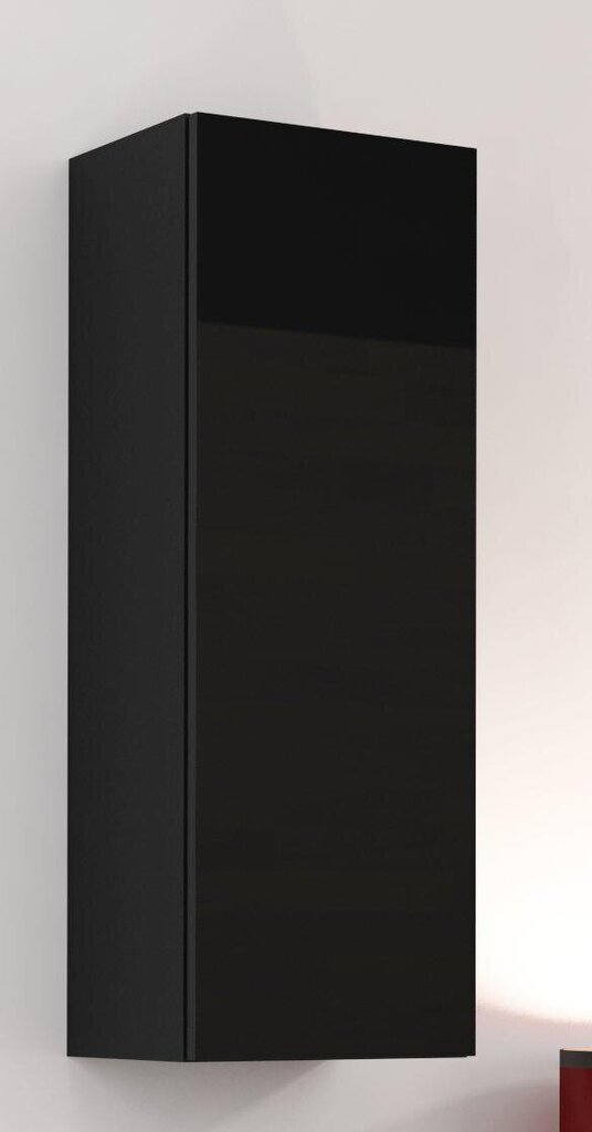Spintelė Cama Meble Vigo 90, juoda kaina ir informacija | Svetainės spintelės | pigu.lt