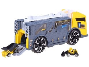 Sunkvežimis su aikštele Super Storage, geltonas kaina ir informacija | Žaislai berniukams | pigu.lt