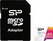 Silicon Power Elite Micro SDXC 64GB UHS-I A1 V10 цена и информация | Atminties kortelės fotoaparatams, kameroms | pigu.lt