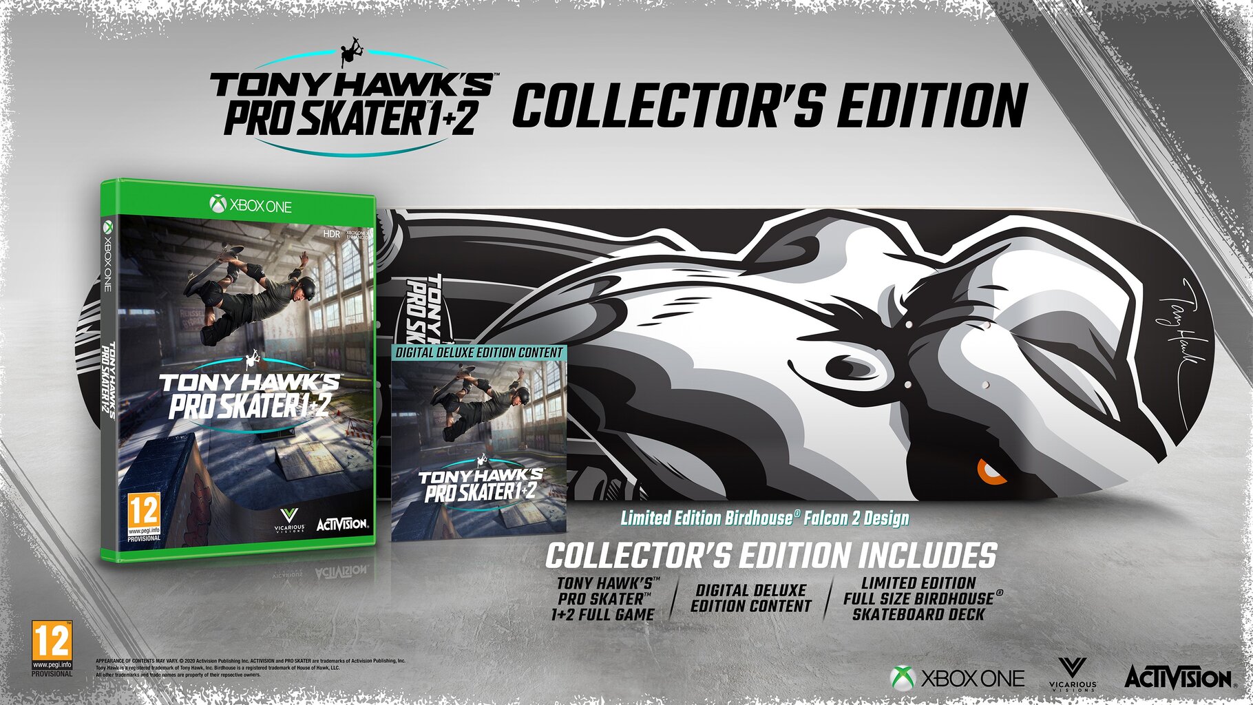 Tony Hawk's Pro Skater 1+2 Collector's Edition Xbox One kaina ir informacija | Kompiuteriniai žaidimai | pigu.lt