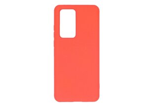 Evelatus Soft Touch Silicone Case, skirtas Huawei P40 Pro, raudonas kaina ir informacija | Telefono dėklai | pigu.lt