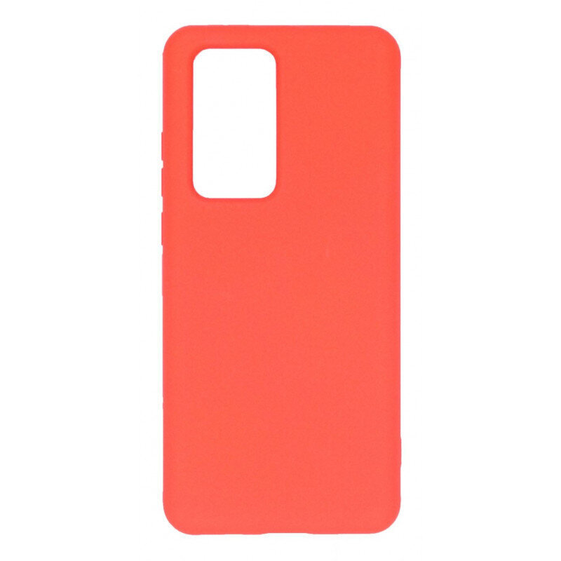 Evelatus Soft Touch Silicone Case, skirtas Huawei P40, raudonas kaina ir informacija | Telefono dėklai | pigu.lt
