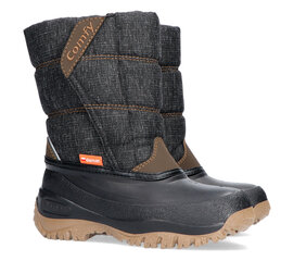Žieminiai batai su nuimama kojine Demar Comfy B, juodi kaina ir informacija | Žieminiai batai vaikams | pigu.lt