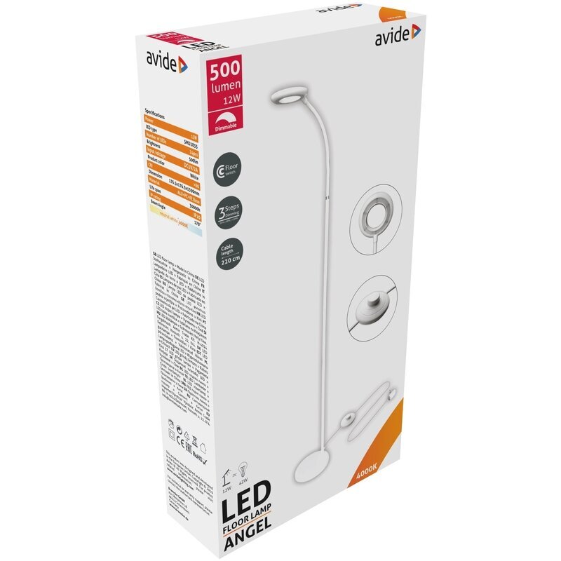LED toršeras Avide Angel 12W baltas kaina ir informacija | Toršerai | pigu.lt