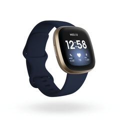 Fitbit Versa 3 Midnight/Soft Gold kaina ir informacija | Išmanieji laikrodžiai (smartwatch) | pigu.lt