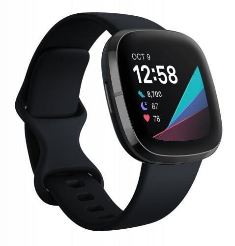 Fitbit Sense, Carbon/Graphite Stainless Steel kaina ir informacija | Išmanieji laikrodžiai (smartwatch) | pigu.lt