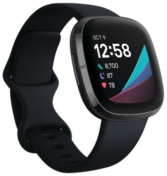 Fitbit Sense Carbon/Graphite цена и информация | Смарт-часы (smartwatch) | pigu.lt