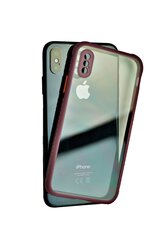 Чехол iPhone X/XS, PURPLE, clear PC. цена и информация | Чехлы для телефонов | pigu.lt