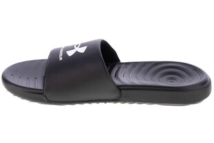 Тапочки мужские Under Armour Ansa Fixed Slides 3023761-004, черные цена и информация | Under Armour Для мужчин | pigu.lt