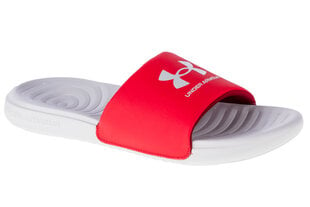 Šlepetės vyrams Under Armour Ansa Fixed Slides 3023761-104, raudonos kaina ir informacija | Vyriškos šlepetės, basutės | pigu.lt