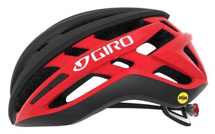 Plento dviračių šalmas Giro Agilis, juodas/raudonas kaina ir informacija | Šalmai | pigu.lt