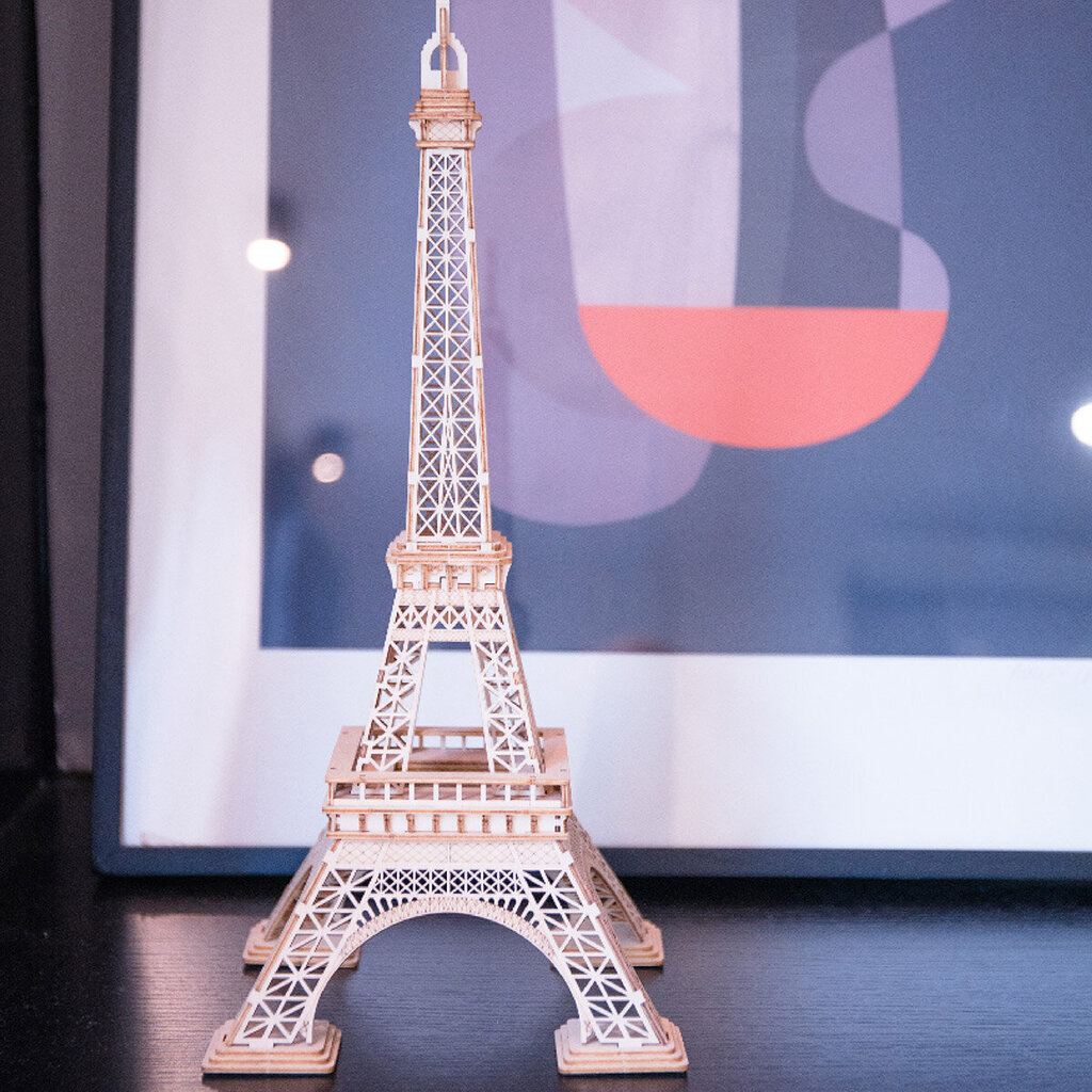 Robotime Eiffel Tower 3D dėlionė, 122 vnt цена и информация | Konstruktoriai ir kaladėlės | pigu.lt