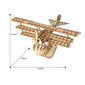 Robotime Airplane 3D dėlionė, 145 vnt kaina ir informacija | Konstruktoriai ir kaladėlės | pigu.lt