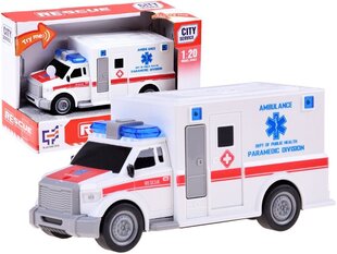 Greitosios pagalbos automobilis Rescue, baltas kaina ir informacija | Žaislai berniukams | pigu.lt