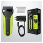 Braun 300S Green kaina ir informacija | Barzdaskutės | pigu.lt