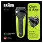 Braun 300S Green kaina ir informacija | Barzdaskutės | pigu.lt