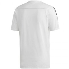 Футболка спортивная мужская Adidas Tiro 19 Tee M DT5414, белая цена и информация | Мужская спортивная одежда | pigu.lt