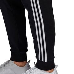 Sportinės kelnės vyrams Adidas Essentials 3S Tapered Cuffed FL M BR3696, juodos kaina ir informacija | Sportinė apranga vyrams | pigu.lt