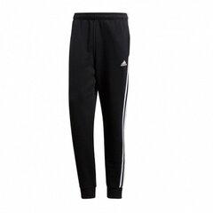 Sportinės kelnės vyrams Adidas Essentials 3S Tapered Cuffed FL M BR3696, juodos kaina ir informacija | Sportinė apranga vyrams | pigu.lt