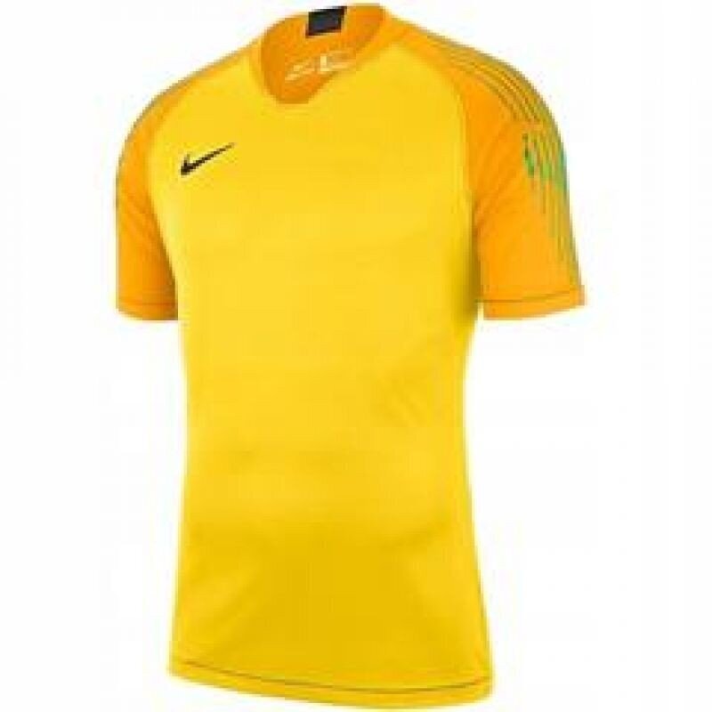 Sportiniai marškinėliai vyrams Nike M Gardien II GK JSY SS 894512 719, geltoni kaina ir informacija | Sportinė apranga vyrams | pigu.lt