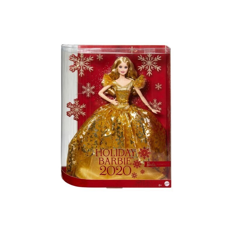 Kolekcijinė lėlė Barbie su auksine suknele, GHT54 kaina ir informacija | Žaislai mergaitėms | pigu.lt