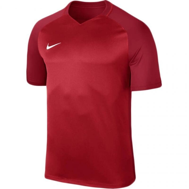 Sportiniai marškinėliai vyrams Nike NK Dry Trophy III SS M 881483 657, raudoni kaina ir informacija | Sportinė apranga vyrams | pigu.lt