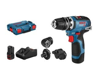 ДРЕЛЬ BOSCH DRILL 12V 2x3.0Ah 35/20Nm 4xGFA L-BOXX GSR 12V-35 FC цена и информация | Шуруповерты, дрели | pigu.lt