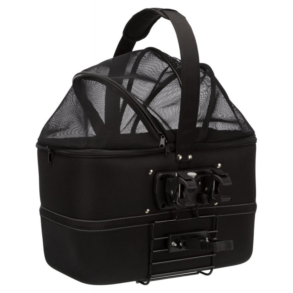 Trixie dviračio krepšelis 41x47x39 cm, juodas kaina ir informacija | Transportavimo narvai, krepšiai | pigu.lt