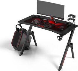 Стол игровой Ultradesk Action V2, черный цена и информация | Компьютерные, письменные столы | pigu.lt