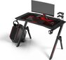 Žaidimų stalas Ultradesk Action V2, juodas цена и информация | Kompiuteriniai, rašomieji stalai | pigu.lt