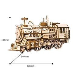 Robotime Locomotive 3D пазл цена и информация | Конструкторы и кубики | pigu.lt