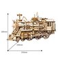 Robotime Locomotive 3D galvosūkis, 349 vnt kaina ir informacija | Konstruktoriai ir kaladėlės | pigu.lt