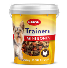 Sanal Dog Trainers Mini Bones лакомство для собак, 300 г цена и информация | Лакомства для собак | pigu.lt