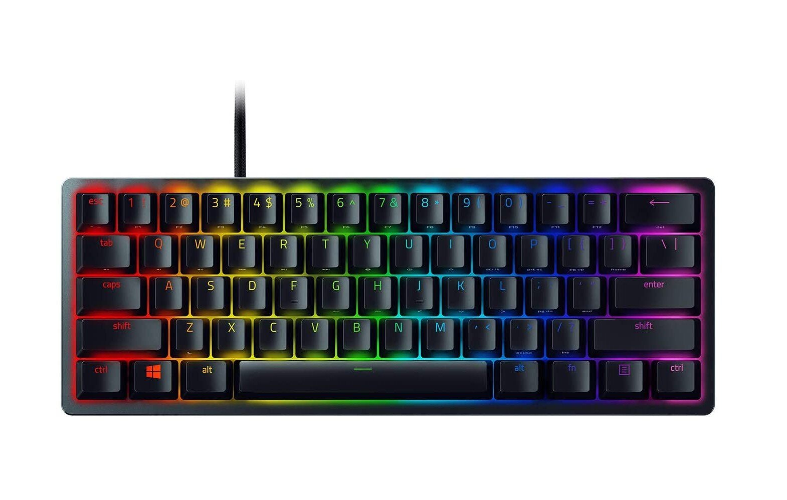 Razer Huntsman Mini RGB US Clicky Purple kaina ir informacija | Klaviatūros | pigu.lt