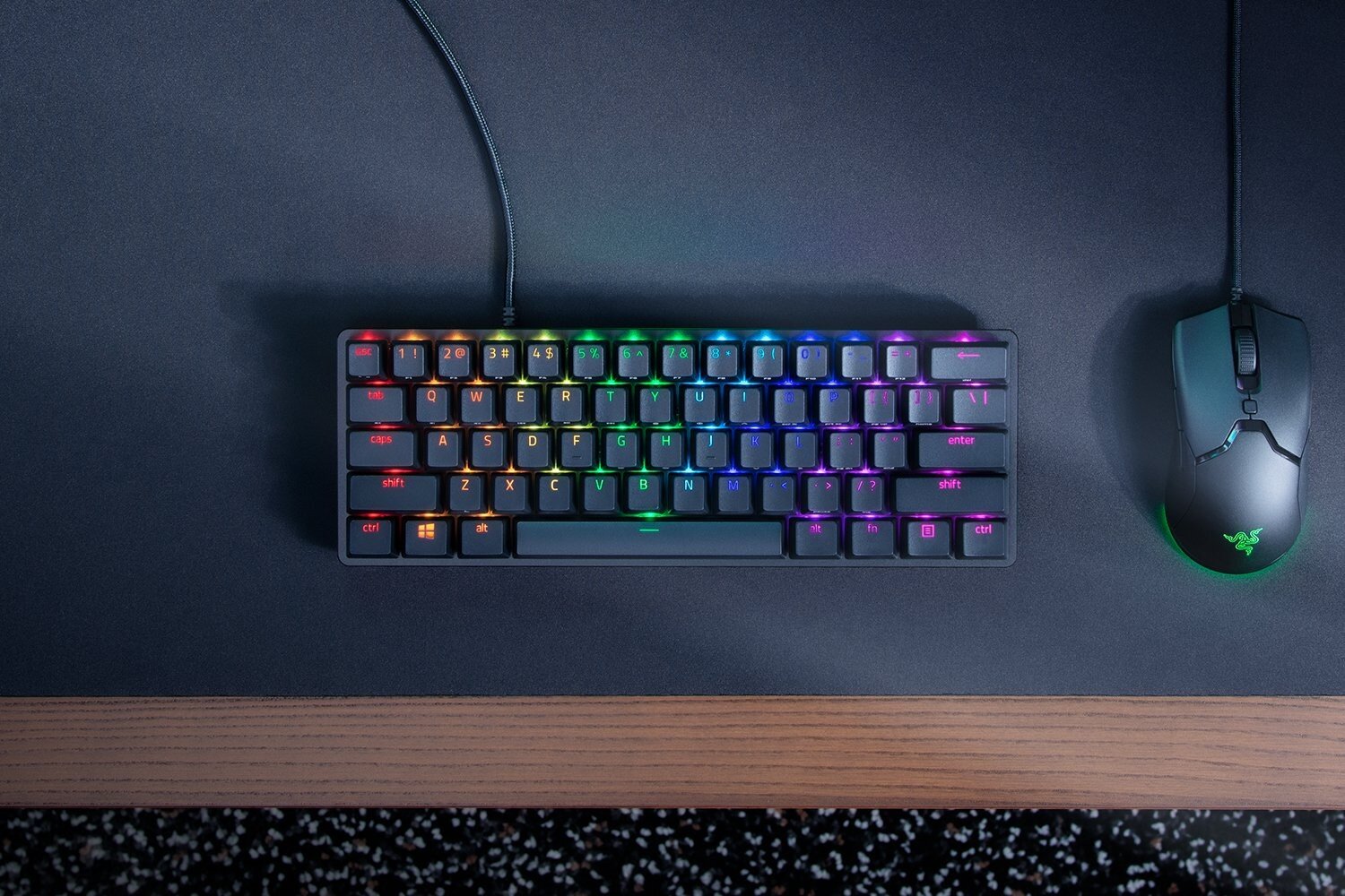 Razer Huntsman Mini RGB US Clicky Purple цена и информация | Klaviatūros | pigu.lt