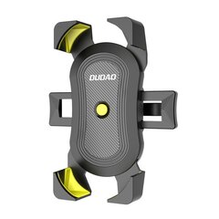 Telefono laikiklis dviračiui Dudao Bicycle Motorcycle Hirlebar Phone 360 Holder, juodas kaina ir informacija | Telefono laikikliai | pigu.lt