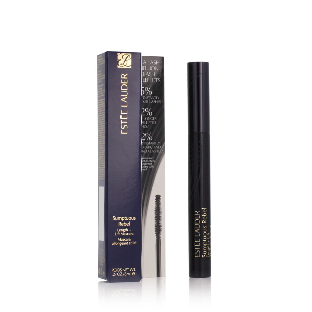 Ilginamasis ir apimties suteikiantis blakstienų tušas Estee Lauder Sumptuous Rebel, Black, 8 ml kaina ir informacija | Akių šešėliai, pieštukai, blakstienų tušai, serumai | pigu.lt