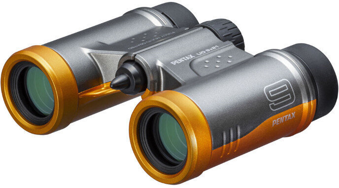 Pentax binoculars UD 9x21, grey/orange цена и информация | Žiūronai | pigu.lt