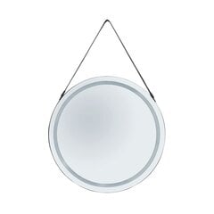 Pakabinamas veidrodis Loft, 75x75 cm, sidabrinės spalvos kaina ir informacija | Veidrodžiai | pigu.lt