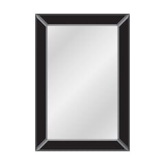 Зеркало Dubiel Vitrum Domino, черное цена и информация | Зеркала | pigu.lt