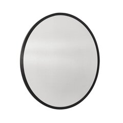 Зеркало Venti Rund, 80x80 см, черное цена и информация | Зеркала | pigu.lt