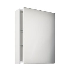 Шкаф для ванной комнаты с зеркалом Sensea Storm 40 1D, белый цена и информация | Шкафчики для ванной | pigu.lt