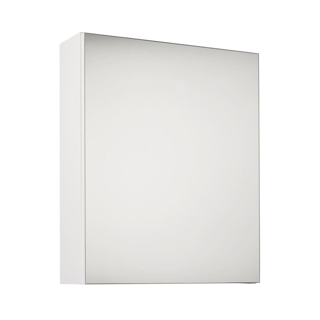 Vonios spintelė su veidrodžiu Sensea Storm 50 1D, balta kaina ir informacija | Vonios spintelės | pigu.lt