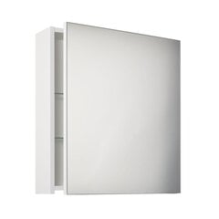 Vonios spintelė su veidrodžiu Sensea Storm 60 1D, balta kaina ir informacija | Vonios spintelės | pigu.lt