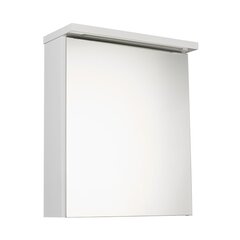 Vonios spintelė su veidrodžiu Sensea Storm LED 60 1D, balta kaina ir informacija | Vonios spintelės | pigu.lt