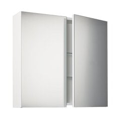 Шкаф для ванной комнаты с зеркалом Sensea Storm 65 2D, белый цена и информация | Шкафчики для ванной | pigu.lt
